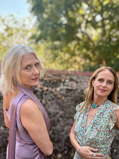 Felicity Wilcox and Nadja Haas